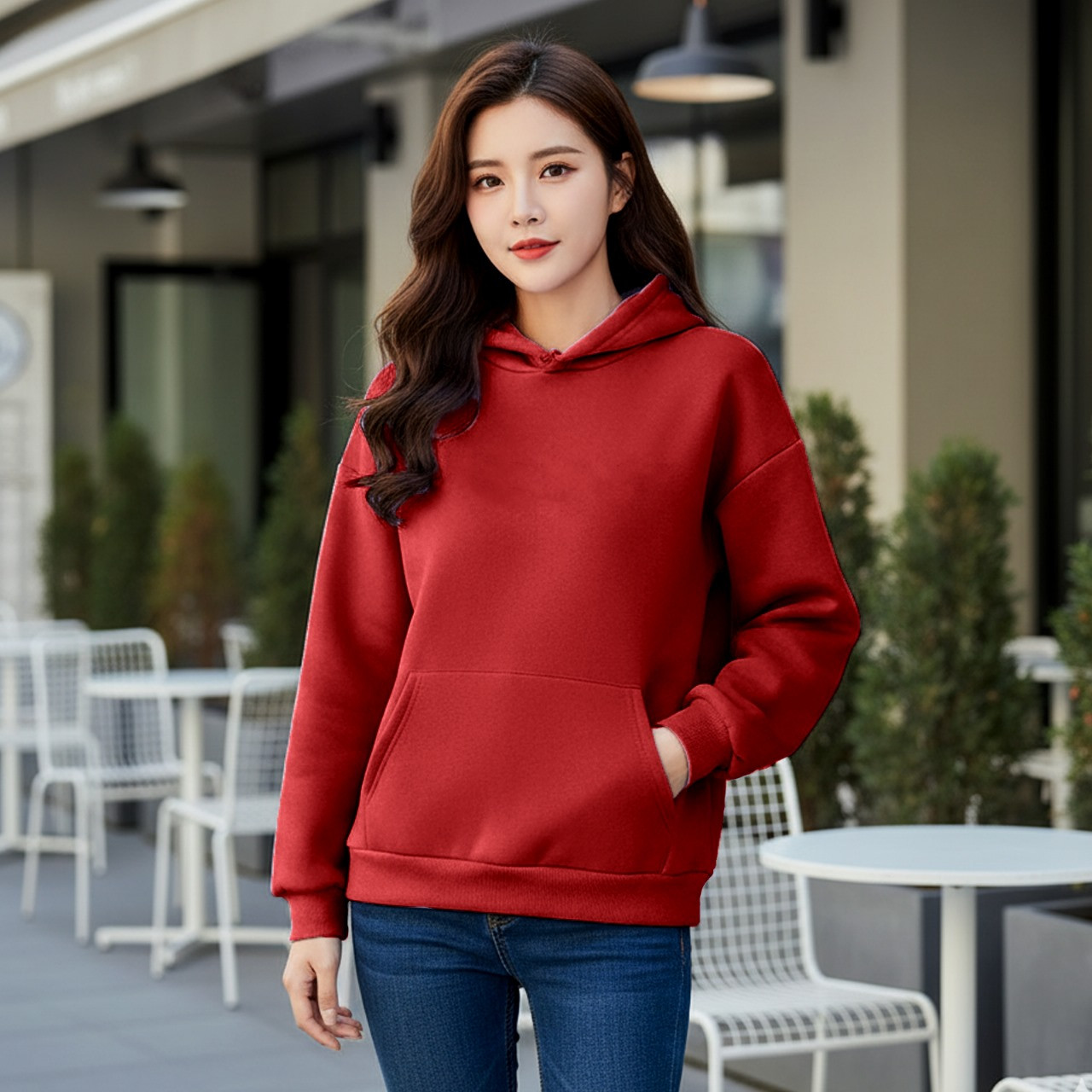 SnowSoft Ladies Hoodie (Silver)