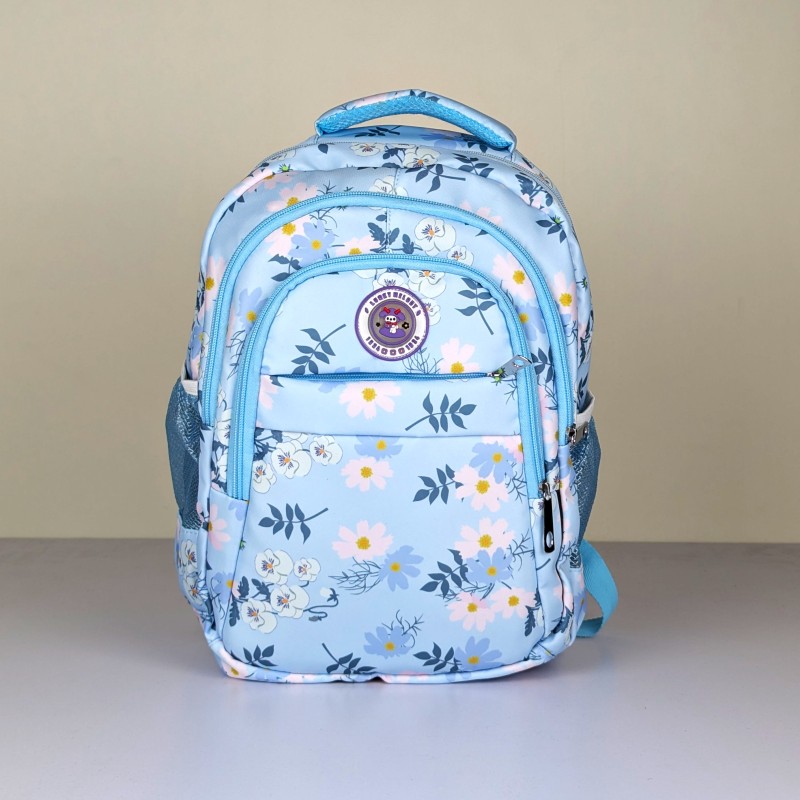 Floral Print Backpack For Kids