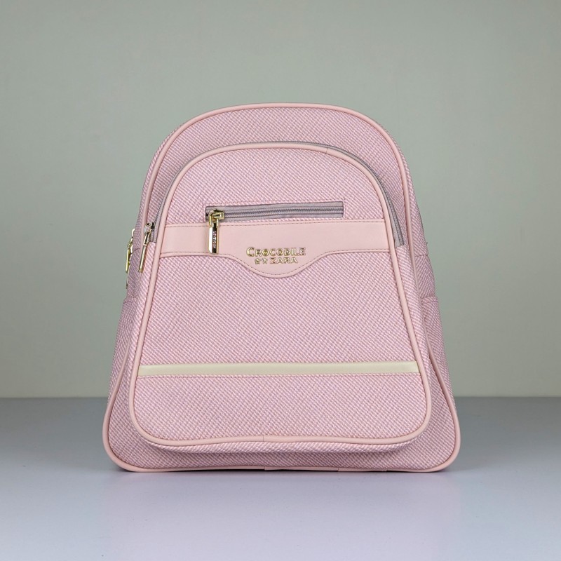 Premium Textured Synthetic Leather Backpack
